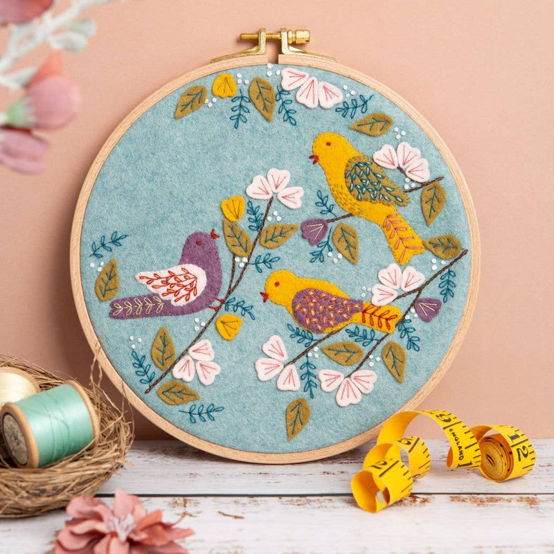 Dawn Chorus Appliqué Hoop Craft Kit