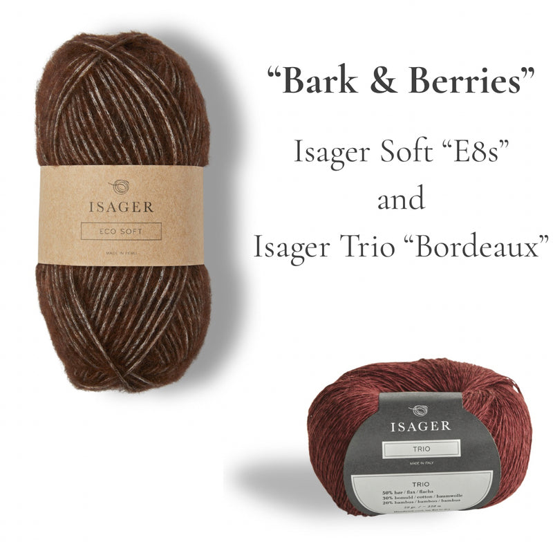 Levitate Wrap Yarn Bundle in Isager Soft and Trio