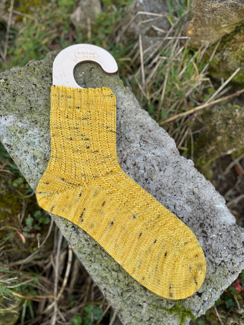 Fresh Shoots Sock Knitting Pattern by Nicky Jerrome