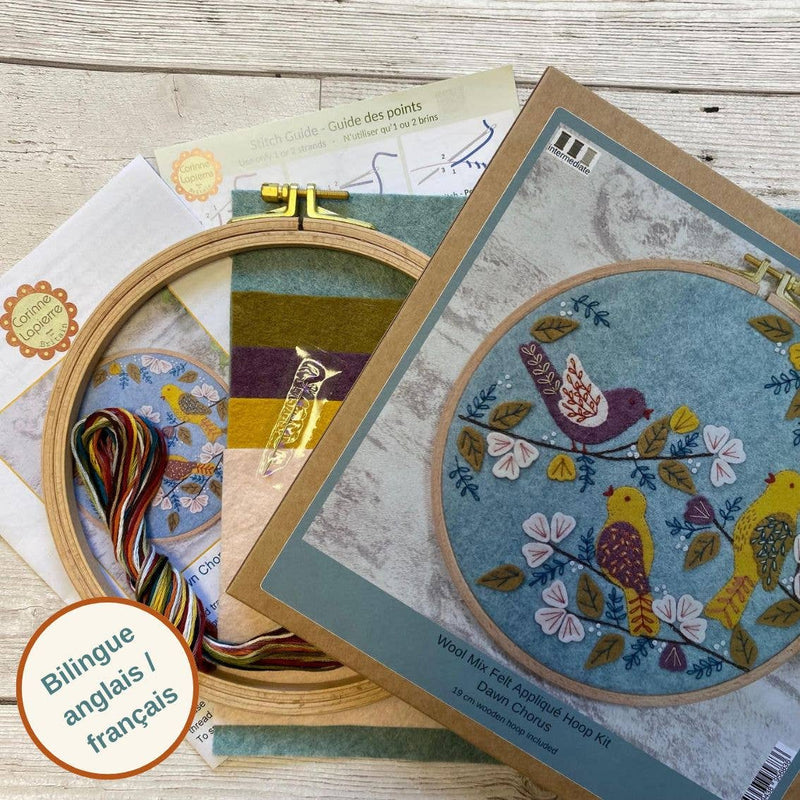Dawn Chorus Appliqué Hoop Craft Kit