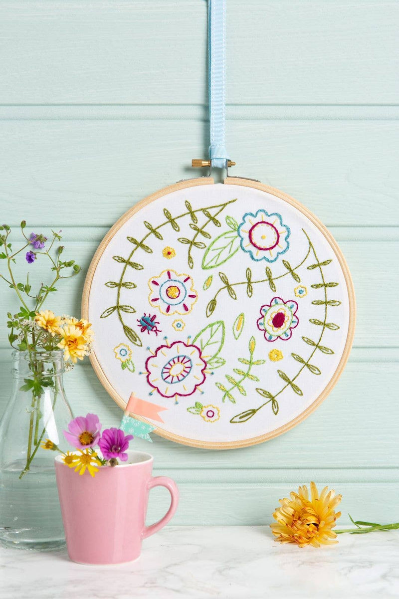 Spring Posy Embroidery Kit | Complete Craft Kit for Beginners