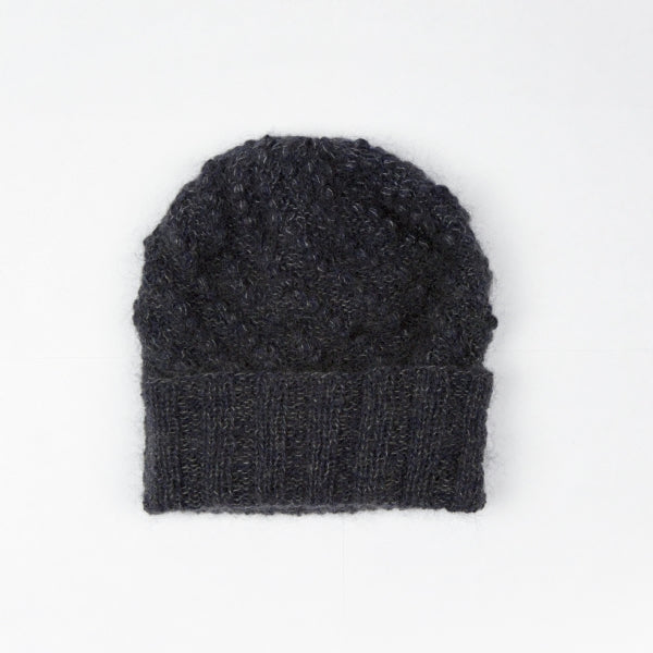 "Coal Hat and Tweed Scarf" by Helga Isager for Isager