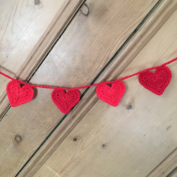 Next Steps Crochet: Heart Bunting - Friday 30th January 2026 10am - 1pm