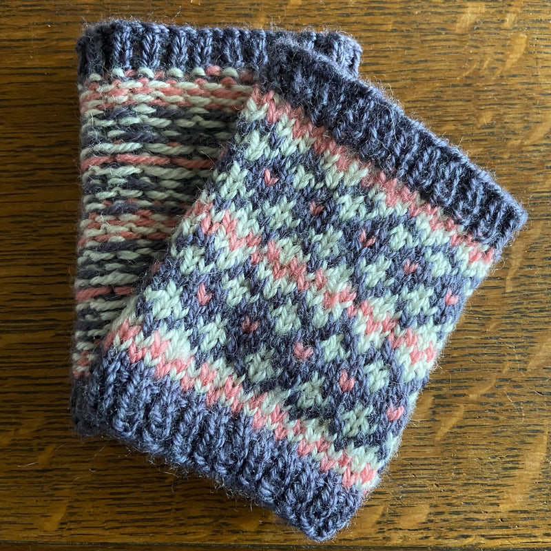 NEXT STEPS KNITTING: Fairisle-style Stranded Colourwork Wrist Warmers - Wednesday 21st January 2026 9.30am - 1.00pm